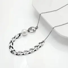 星座 パール付き ネックレスチェーン シルバー クリスマス プレゼント