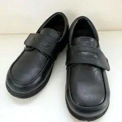 【19cm】男の子 フォーマルシューズ 黒 マジックテープ 入学式 卒園式