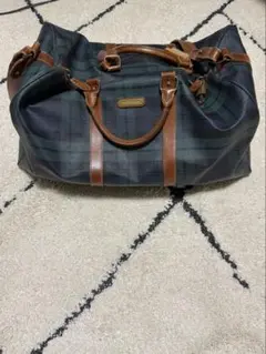 レア 付属品完備　ポロラルフローレン　ボストンバッグ　チェック柄