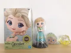 Qposket アナと雪の女王　エルサ　アナ　キーホルダーセット