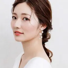 美品　ANNAN WEDDING パールピアス