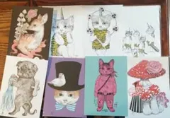 ヒグチユウコ　ボリス雑貨店　大判ポストカード　8枚