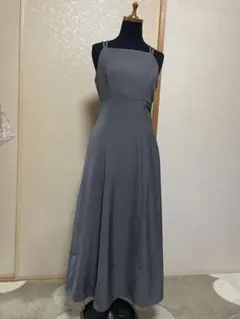 *新品未使用*グレー ノースリーブ Aライン ワンピース