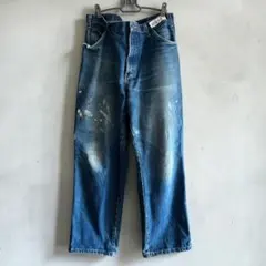 雰囲気抜群90s Dickies ディッキーズ デニムペインターパンツ 極太のサムネイル