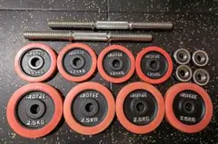 IROTEC（アイロテック） ダンベルセット40kg 片手20kg×2個 ① - メルカリ