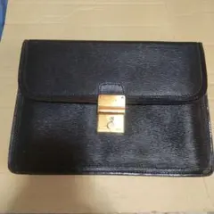 BALLY クラッチバッグ 黒 レザー