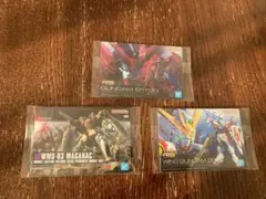 ガンダムガンプラパッケージアートグミ3 パッケージアートカード3枚セット