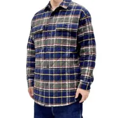 新品 リーバイス ビッグサイズ チェック ネルシャツ キルティングジャケット S