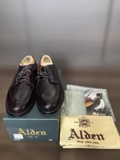 未使用 Alden D6616 Vチップ バーガンディ 7.5Dのサムネイル