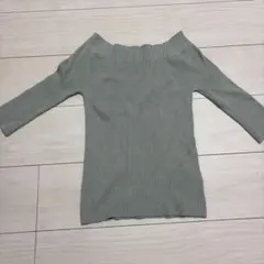 【フレイアイディ】七分袖シルク混トップス　ワンサイズ