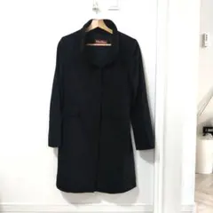 美品MaxMara studio（マックスマーラ）ブラック ロングコート
