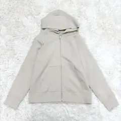美品 マッキントッシュフィロソフィー 長袖 パーカー クリーム 伸縮性 38