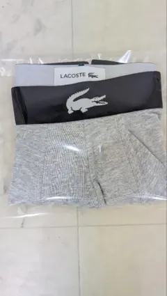 LACOSTE ボクサーパンツ グレー Sサイズ