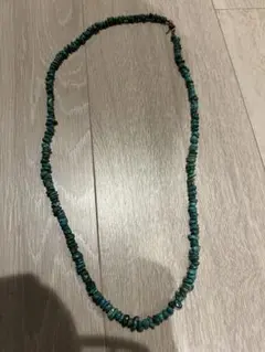 【使用回数少】BEAMS ターコイズ ネックレス フック式