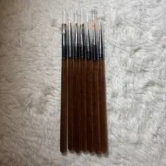 ネイルブラシ 7本セット ブラウンのサムネイル