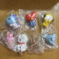 BT21 フレンズ ソフビ人形7体セット