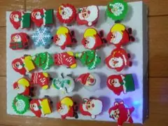 おまけ付き　クリスマス　LEDリング　ランダム16ケ組