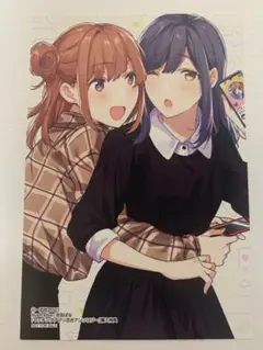 マッチングアプリ百合アンソロジー　特典イラストカード