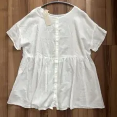 前後着ギャザーチュニックSamansa Mos2 新品