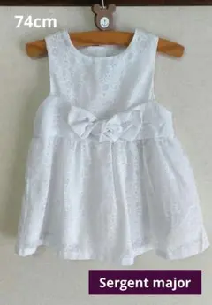 Sergent major フランス ベビードレス ワンピース 12m 74cm