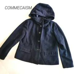 COMMECAISM コムサイズム ピーコート ショート丈 濃紺 Lサイズ