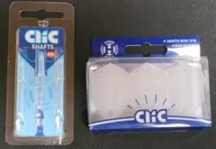 Harrows Clic ダーツ シャフト フライト セット クリア ハローズ