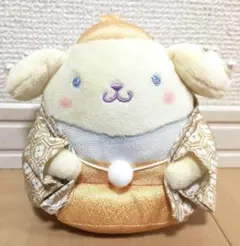 新品☆ポムポムプリン サンリオ ゆめふわおもてなし　ボールチェーン ぬいぐるみ