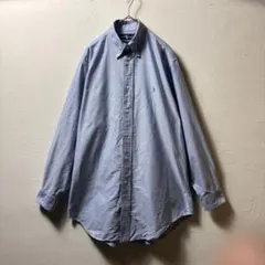 Ralph Lauren　オックスフォード　ボタンダウンシャツ　90s　M　古着