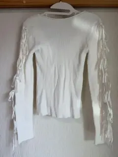 snidel ホールデザインニットプルオーバー