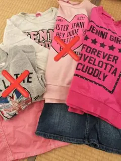 Jenni他トレーナー＆スカートまとめ売り6点