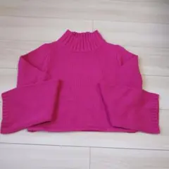 今週のみ価格☆即購入OK☆ピンク ニットセーター Mサイズ