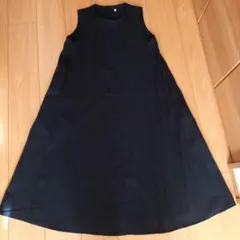 無印良品　起毛ジャンパースカート ダークネイビー　Sサイズ