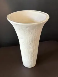 陶器 花瓶 フラワーベース ホワイトのサムネイル