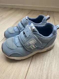 ムーンスター　キャロット　キッズスニーカー 17.5cmEEE ブルー