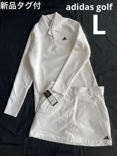 新品タグ付⛳️定価26950円アディダスゴルフ秋冬　セット　L 裏起毛スカート