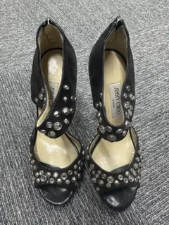 JIMMY CHOO スタッズ付きハイヒール　38サイズ
