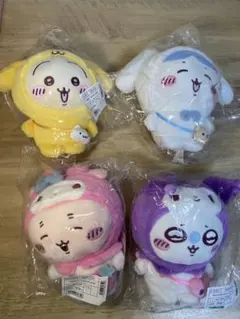 ちいかわサンリオコラボ うさぎ×ポムポムプリン ぬいぐるみ