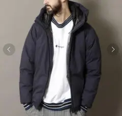 ユナイテッドアローズ　小松ダウンジャケット　ネイビー　Lサイズ