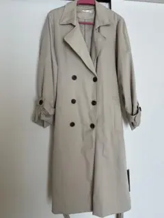 レトロガール　ベージュトレンチコート