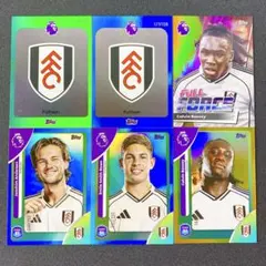 シリアル6枚セット【フラム】ロゴ　スミスロウ　バッシ―　50シリ　プレミアリーグ