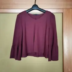 【未使用】ANAYI フレアスリーブカットソー 38