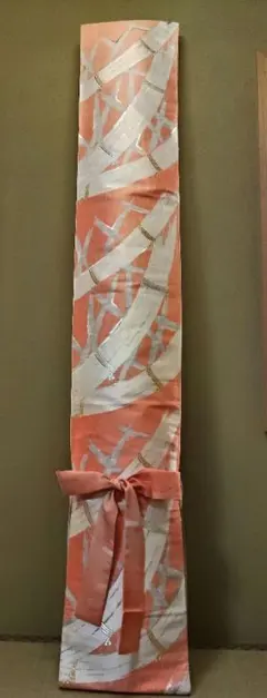お琴カバー【油単 ゆたん】正絹袋帯リメイク ハンドメイド 和楽器