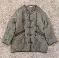 オリーブグリーン キルティングジャケット