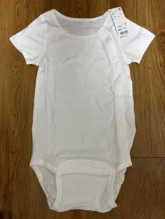 新品【UNIQLO】コットンボディスーツ　半袖肌着　120サイズ　ユニクロ
