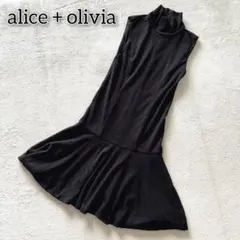 アリス プラス オリビア 【サイズ不明】 ワンピース 無地 エレガント 黒