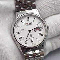 【電池新品】1981年製 セイコー 7123-7110 ローマ数字 メンズ腕時計のサムネイル
