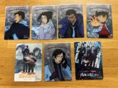 名探偵コナン リアル脱出ゲーム 残像の交信からの脱出　特典クリアカード　全7種