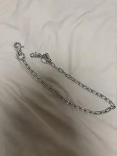 シルバー ウォレットチェーン 約60cm 編み込み - メルカリ