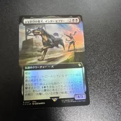 MTG シャドウの愛犬、インターセプター 拡張アート foil 日本語 - メルカリ