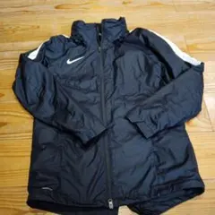 NIKE ナイキShield ブラック ウィンドブレーカー フード収納ジャケット